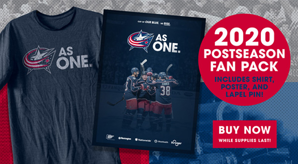 Columbus Blue Jackets introduce logo for 20th season