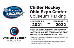 Chiller Hockey Parking Pass Chiller Hockey Parking Pass